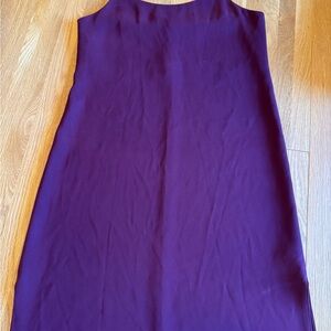 Theory Burgundy Sleeveless Dress